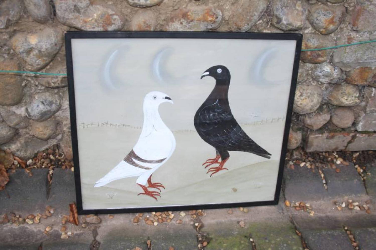 Pigeon painting