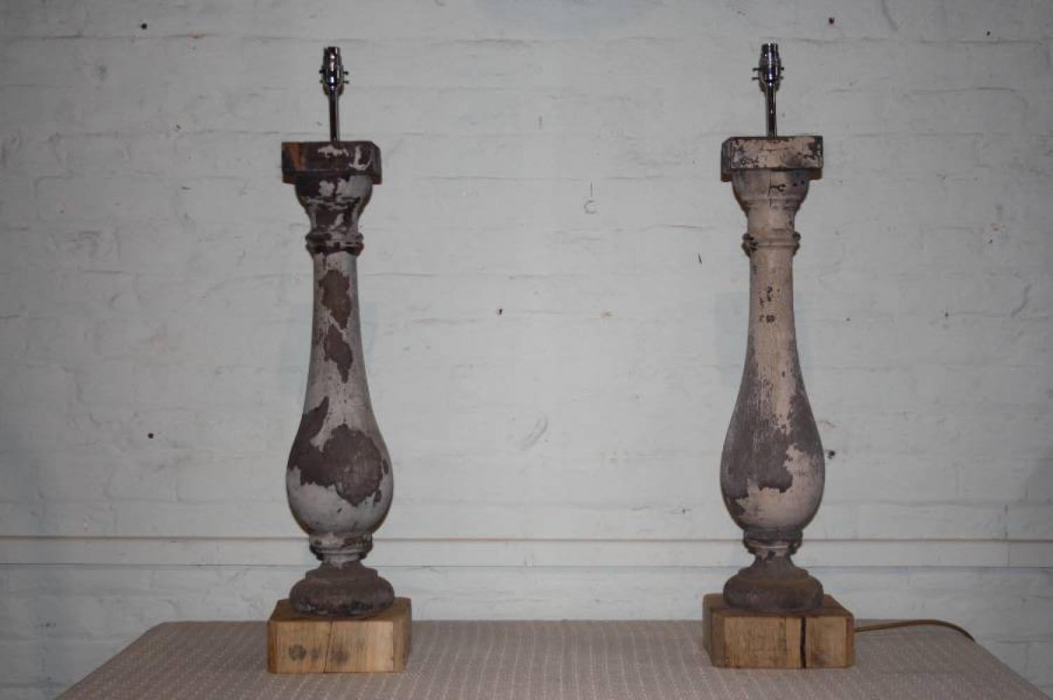 Pair of Balustrade Lamps