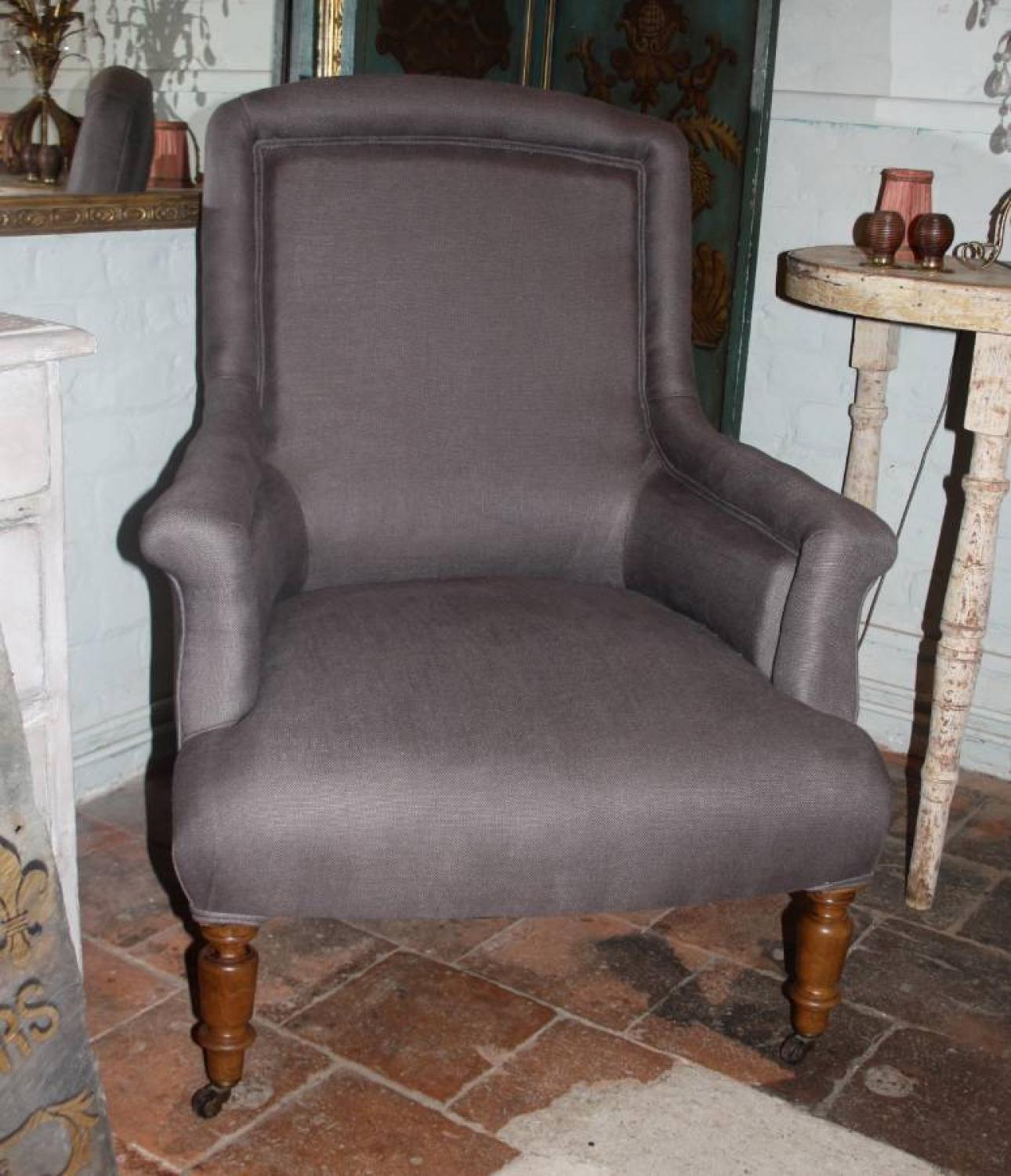 Reupholstered Armchair