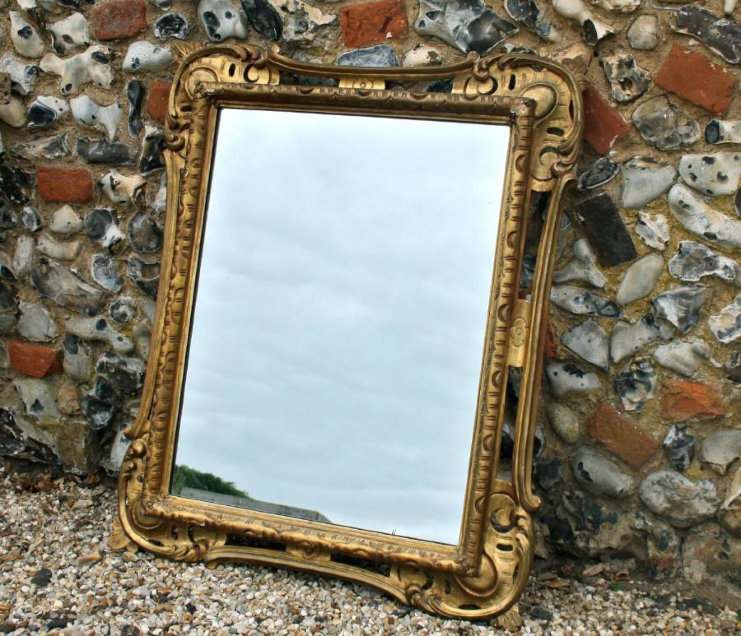 Victorian Gilt Framed Mirror