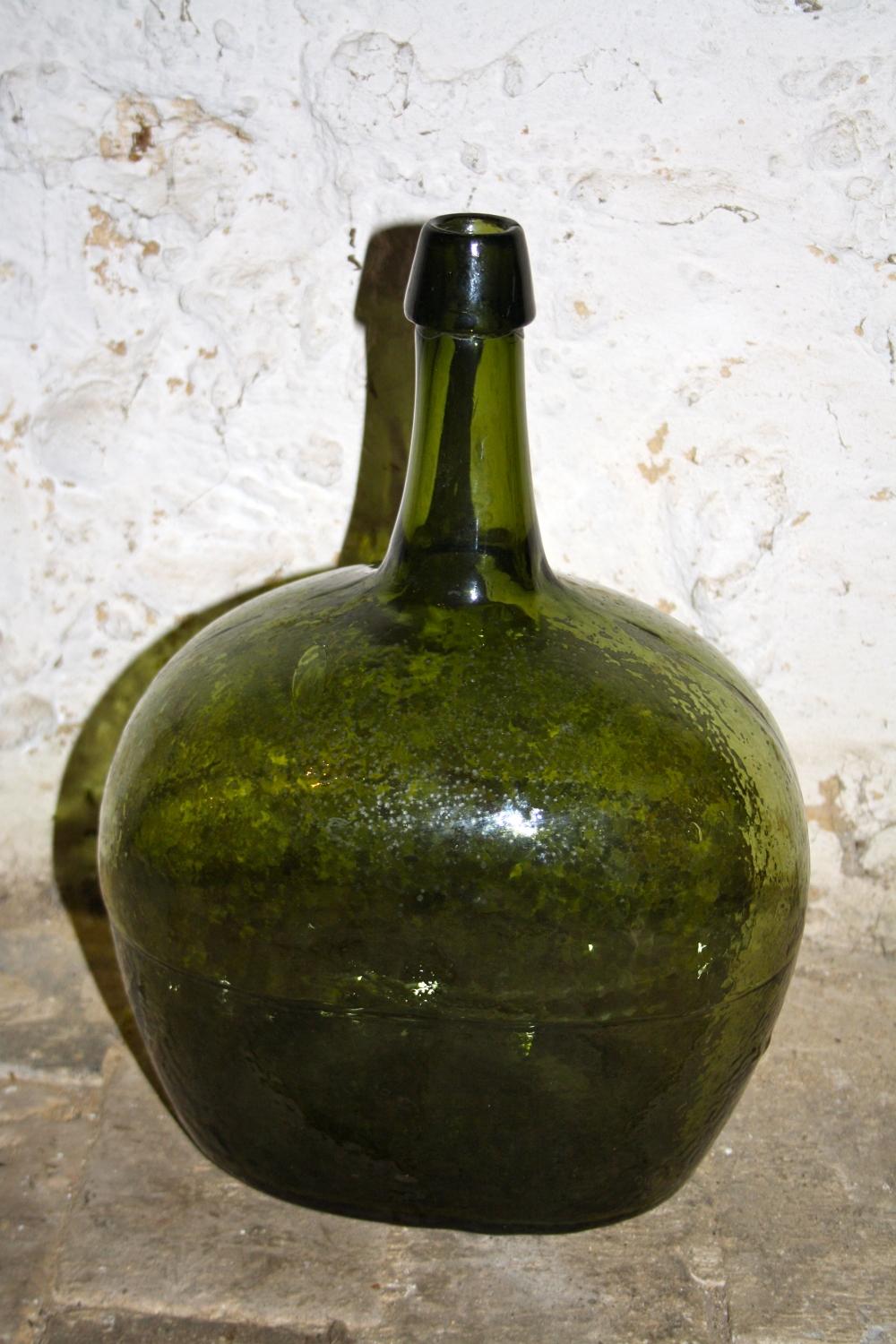 Handblown Glass Bottle