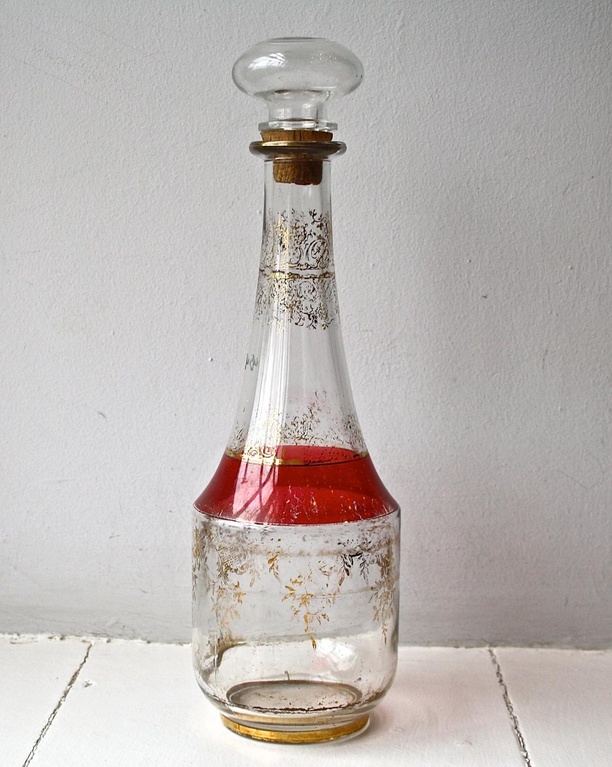 Italian glass bottle/decanter