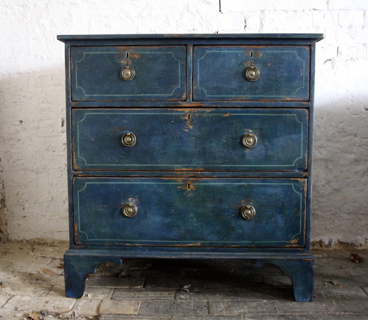 Georgian painted chest of drawers