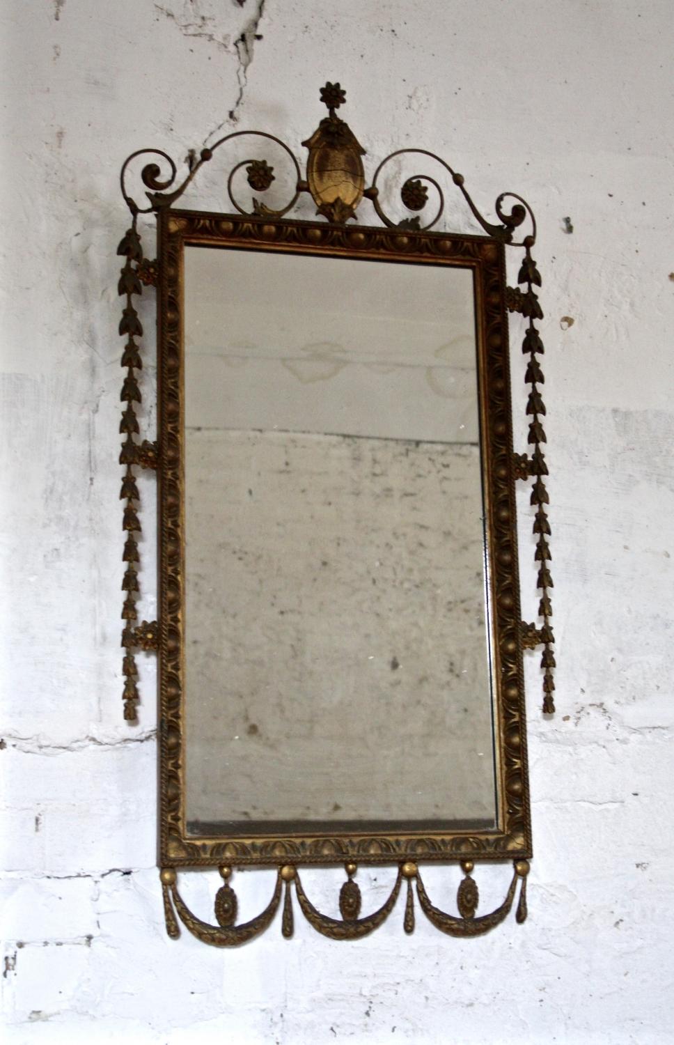 19th Century Decorative Gilt Mirror