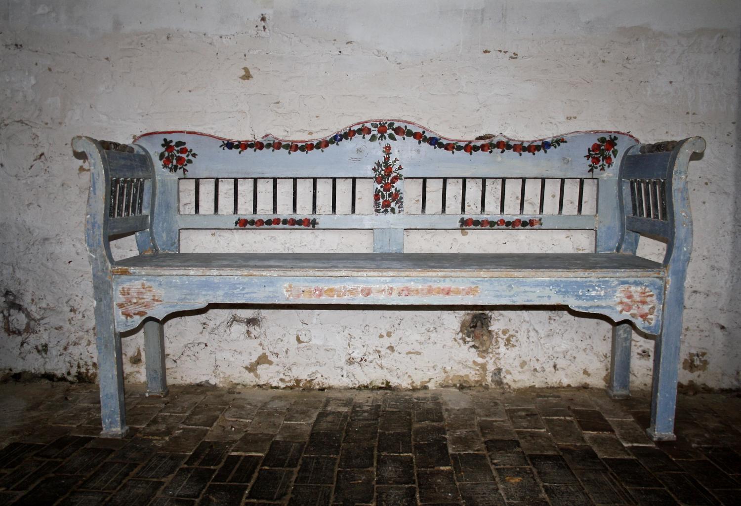 19th Century painted bench