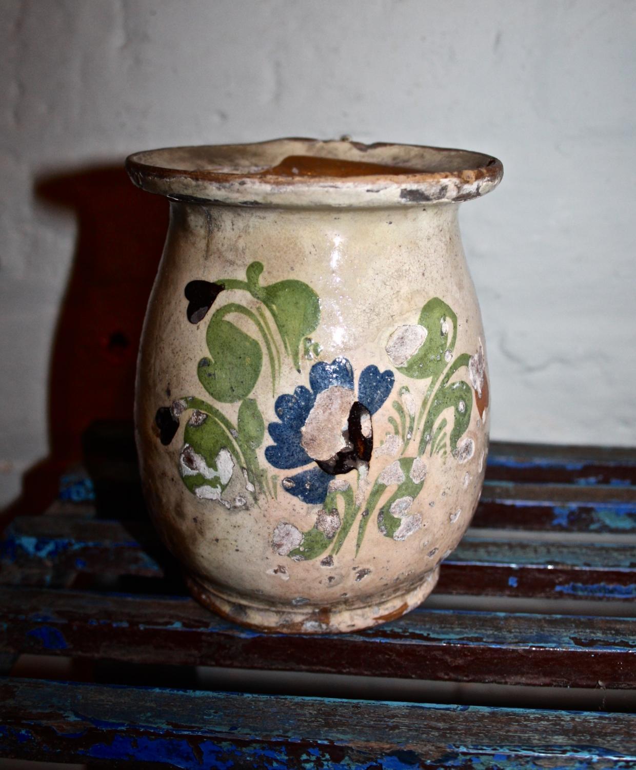 Small pottery jug