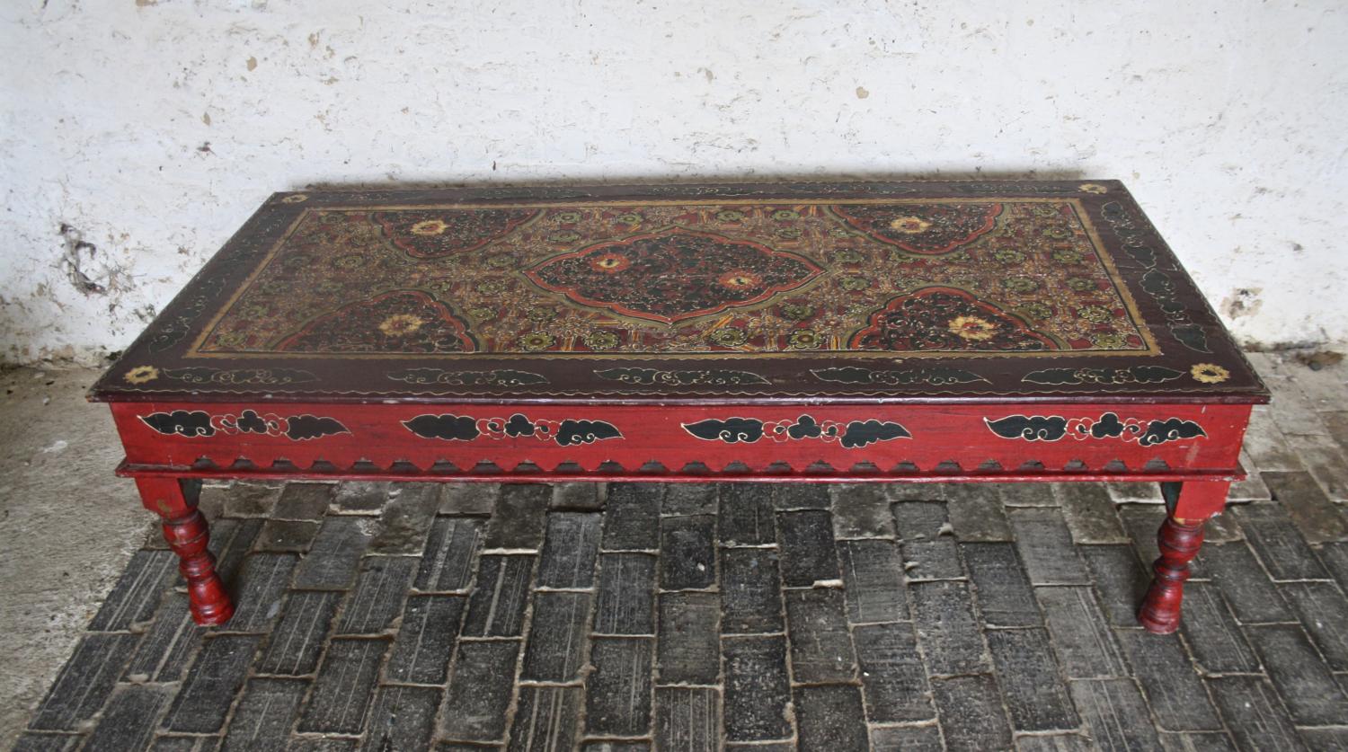 Indian floral coffee table