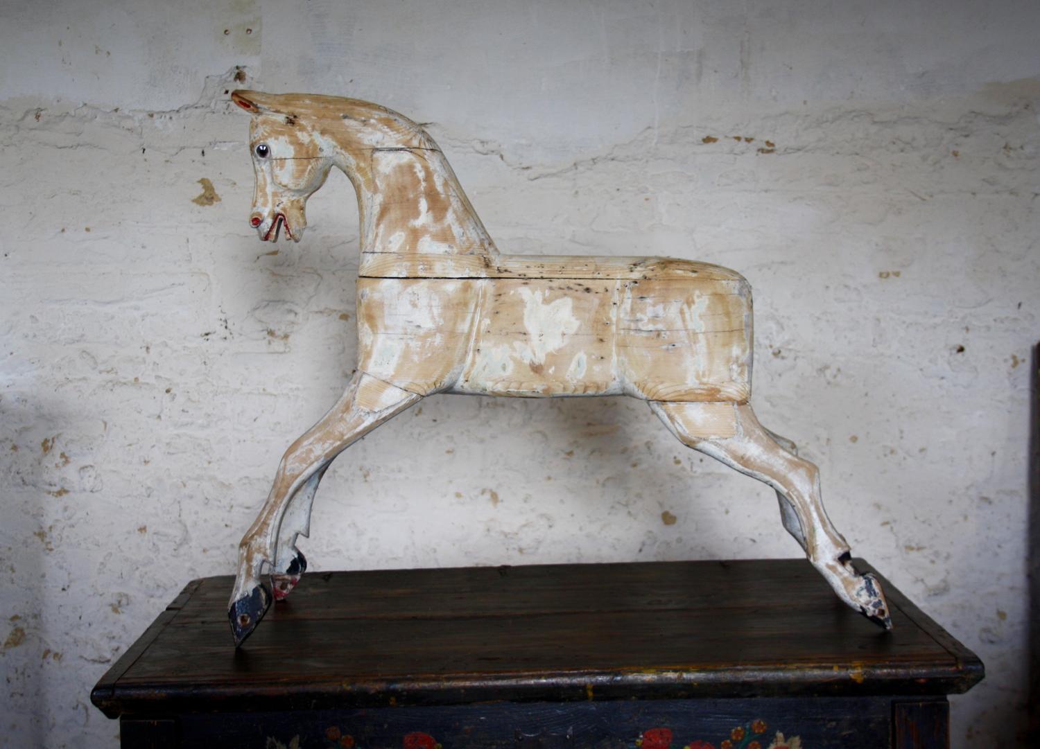 19th century wooden horse