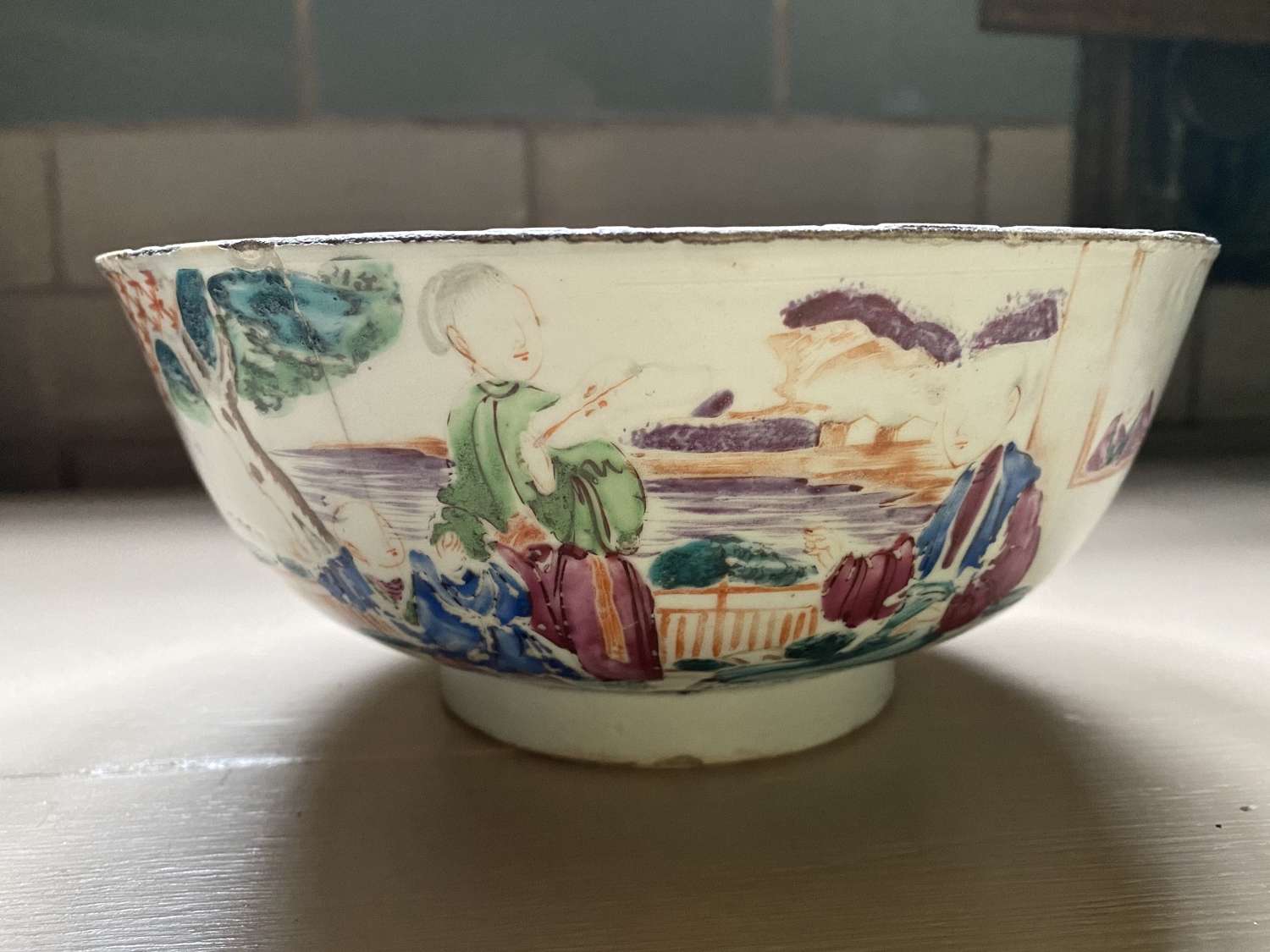 19th century oriental bowl