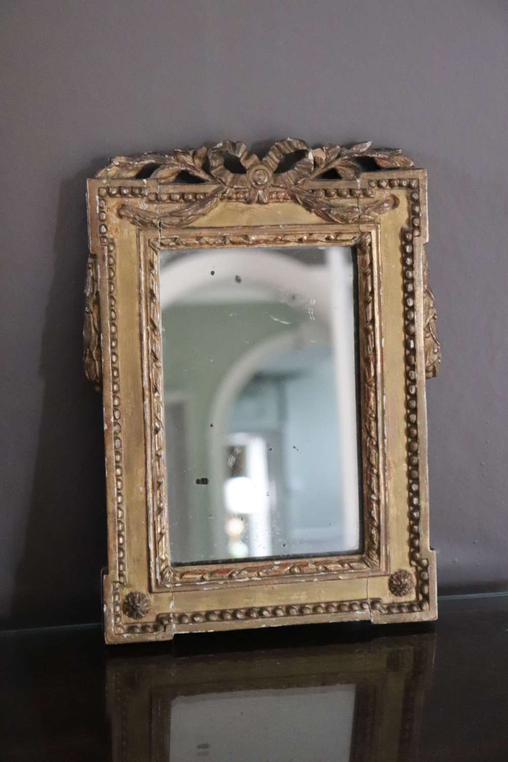 19th century French gilt mirror
