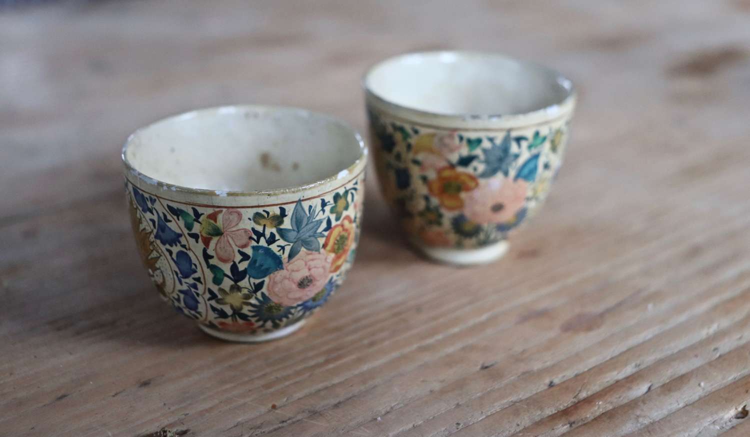 Two small  Kashmiri pots dating to the mid century