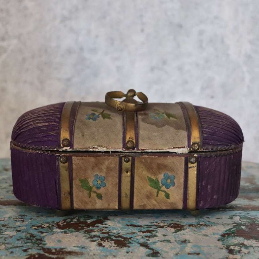 19th century French silk box