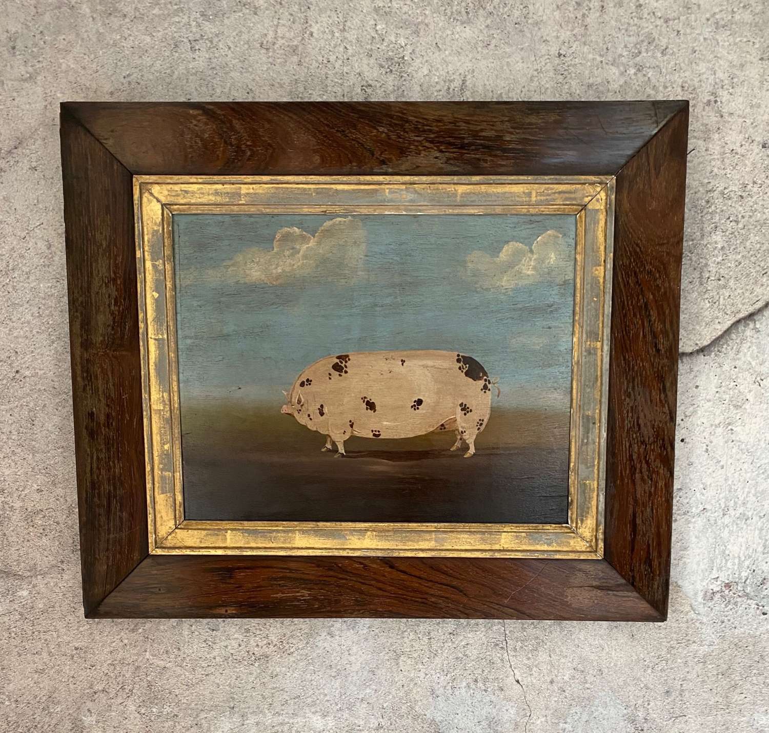 Oil of pig on board