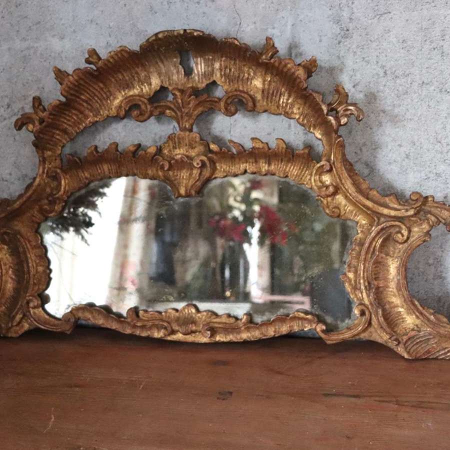 19th century gilt Italian mirror