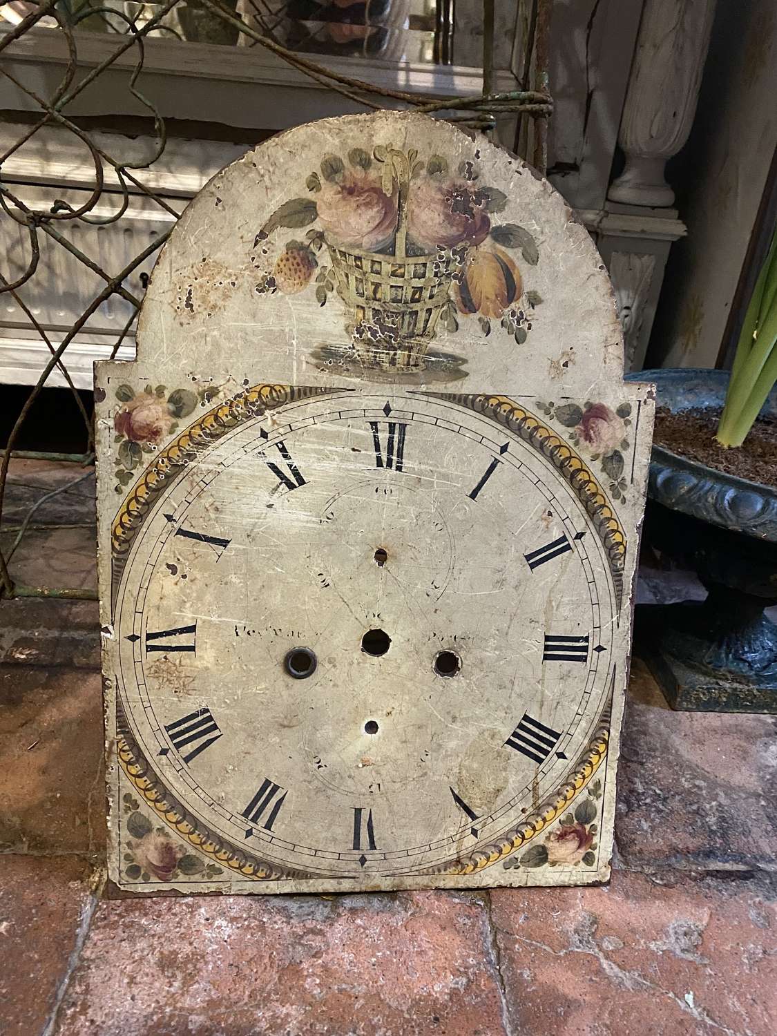 Georgian clock face