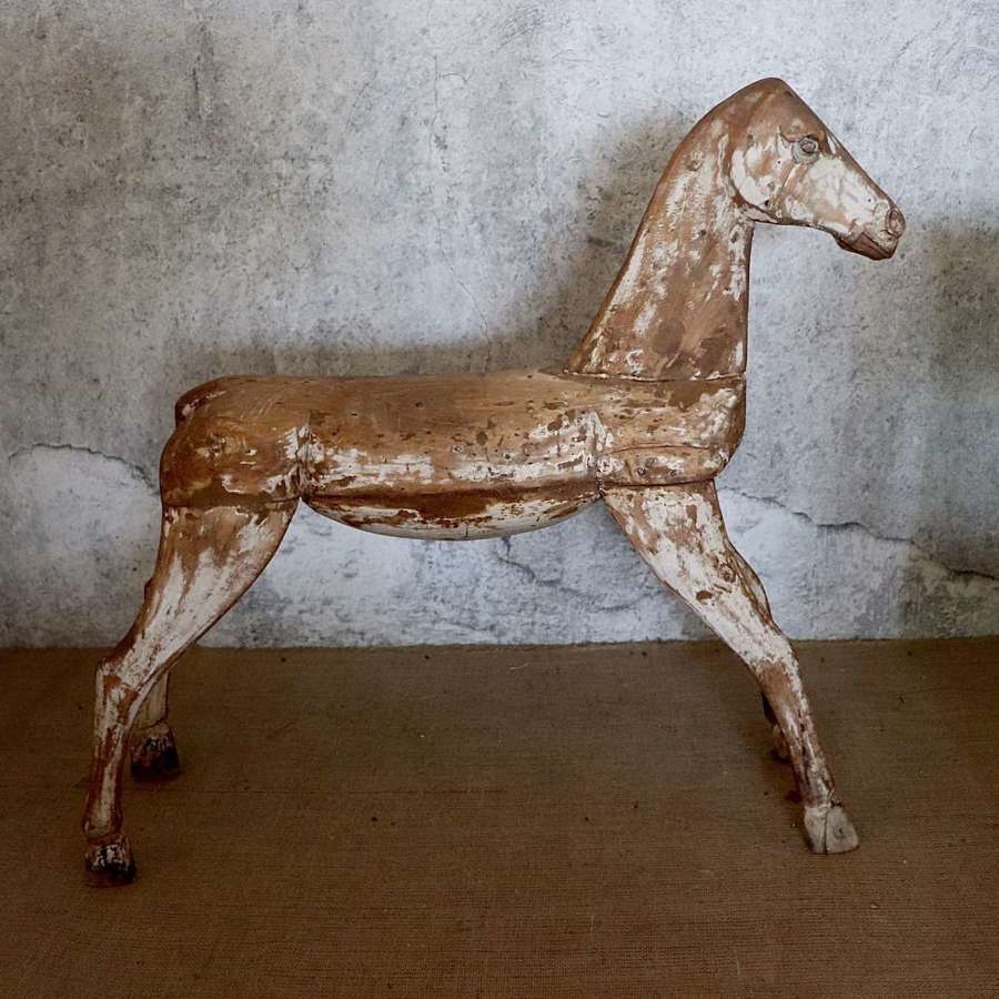 Mid 19th century French wooden horse