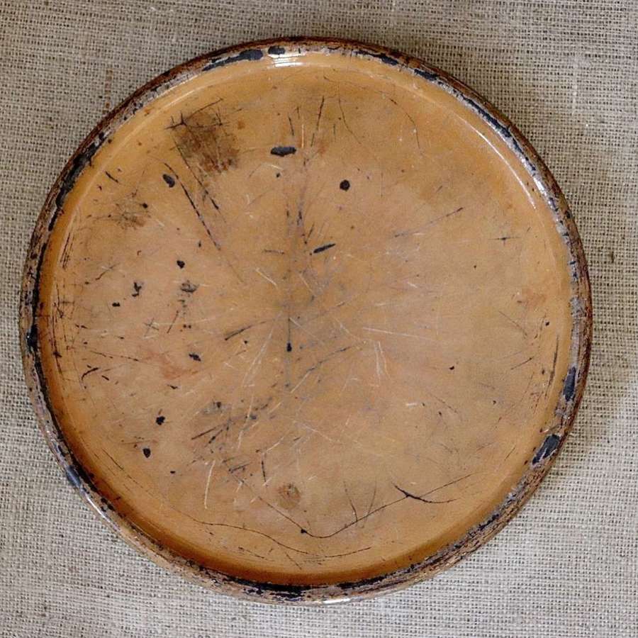 French 19th century treacle glazed platter