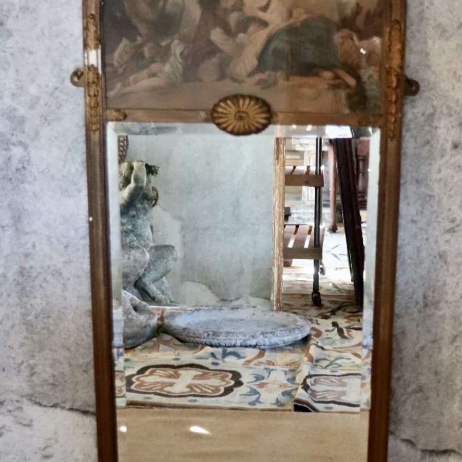 Late 19th/Early 20th century trumeau mirror