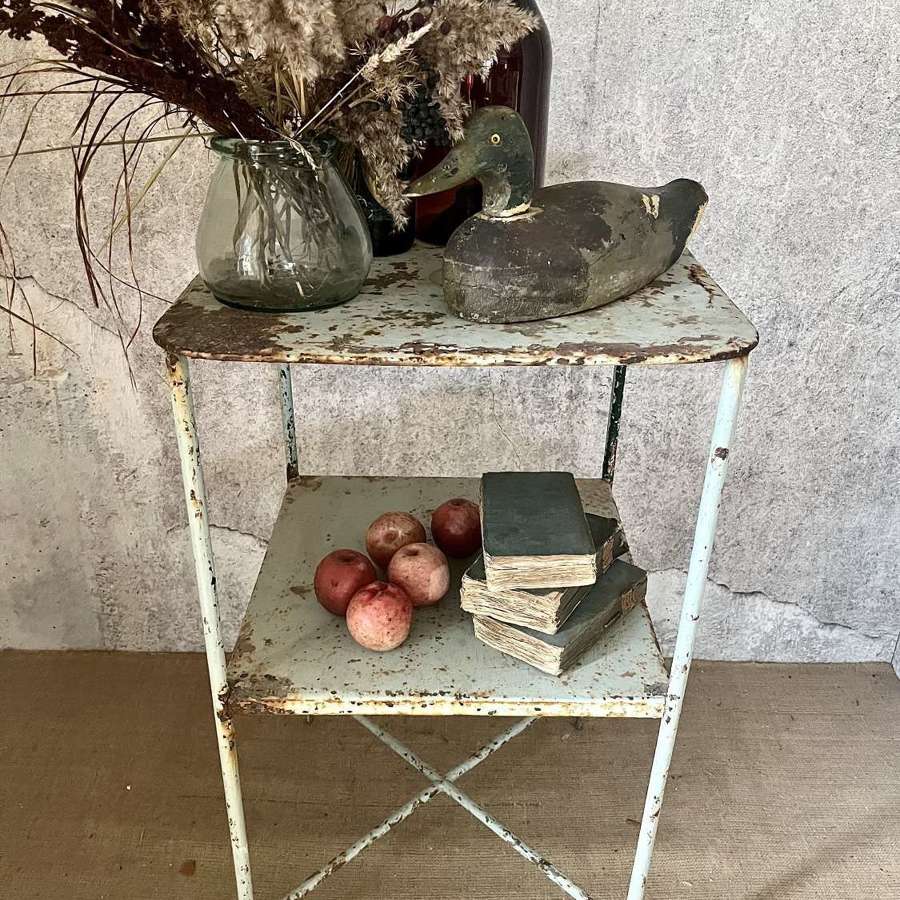 Mid century metal table - French