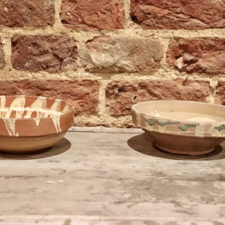 Romanian earthenware bowls