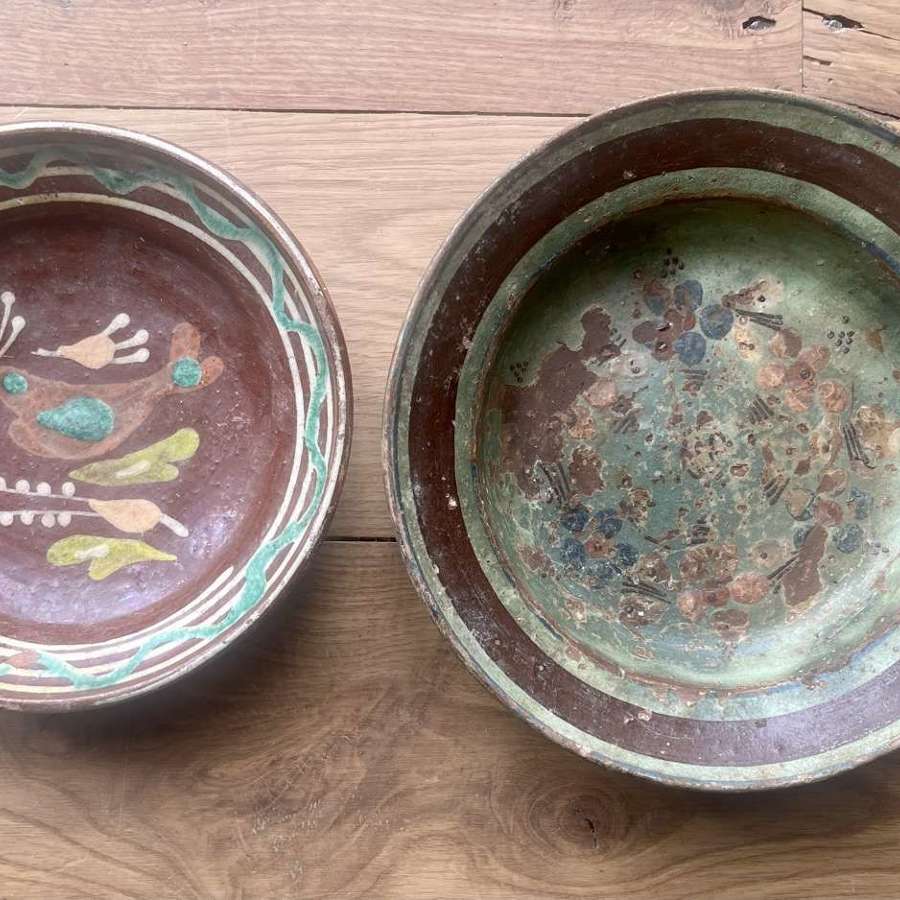 Romanian painted bowls