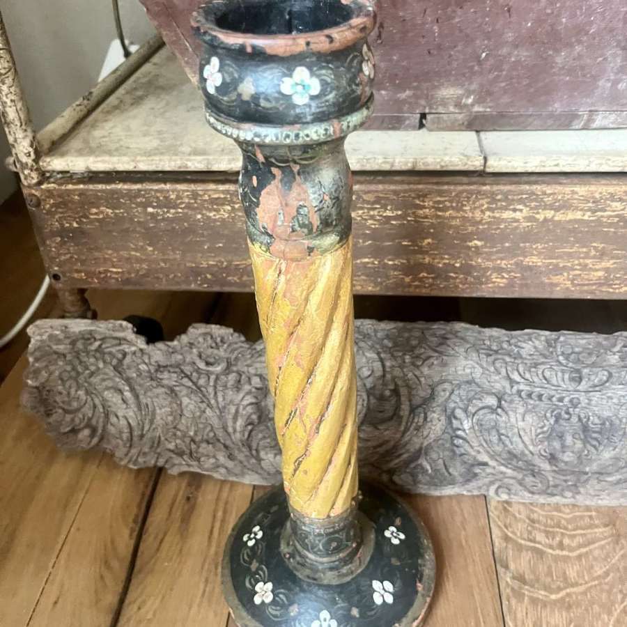 Vintage Indian candlestick.