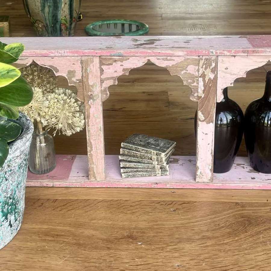 Indian Vintage Hand Painted  Arch Shelf