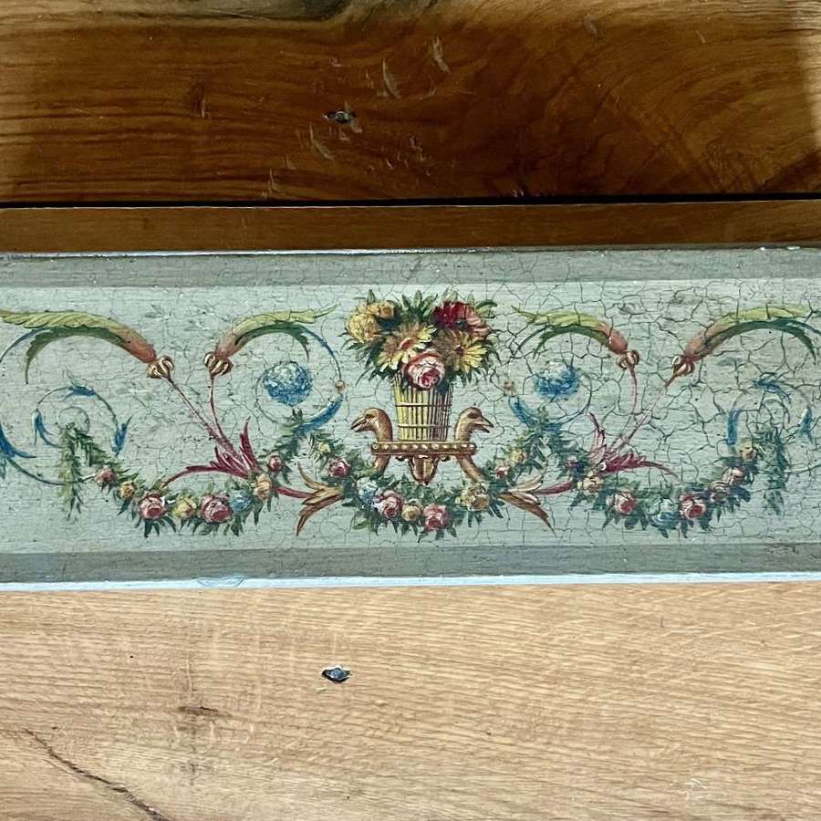 Box with painted birds and flowers